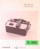 Charmilles-Charmilles EDM, Press Forming, Operations and Maintenance Manual Year (1959)-Eleroda-06